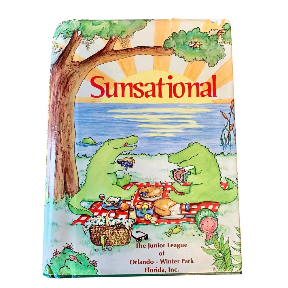 Sunsational Orlando Winter Park Florida Cookbook Junior League 1st Ed 1st Print